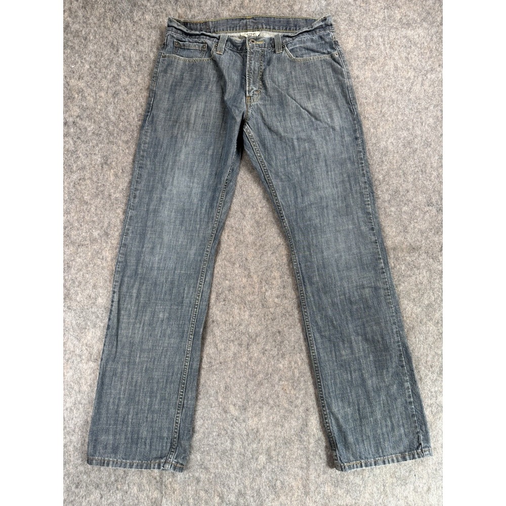Levis Mens 514 Slim Straight Fit Jeans W34 L32 Medium Wash‎ Denim